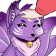 :cns_emoticons__Purple 9 Tailed Fox Emotes_56x5624: